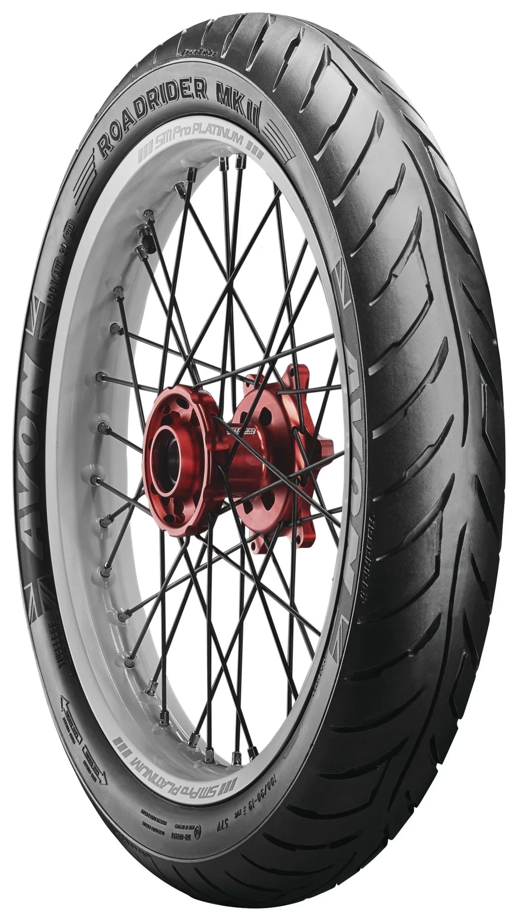 Front/Rear 100/90-18 (638316) MKII Roadrider Avon Tire