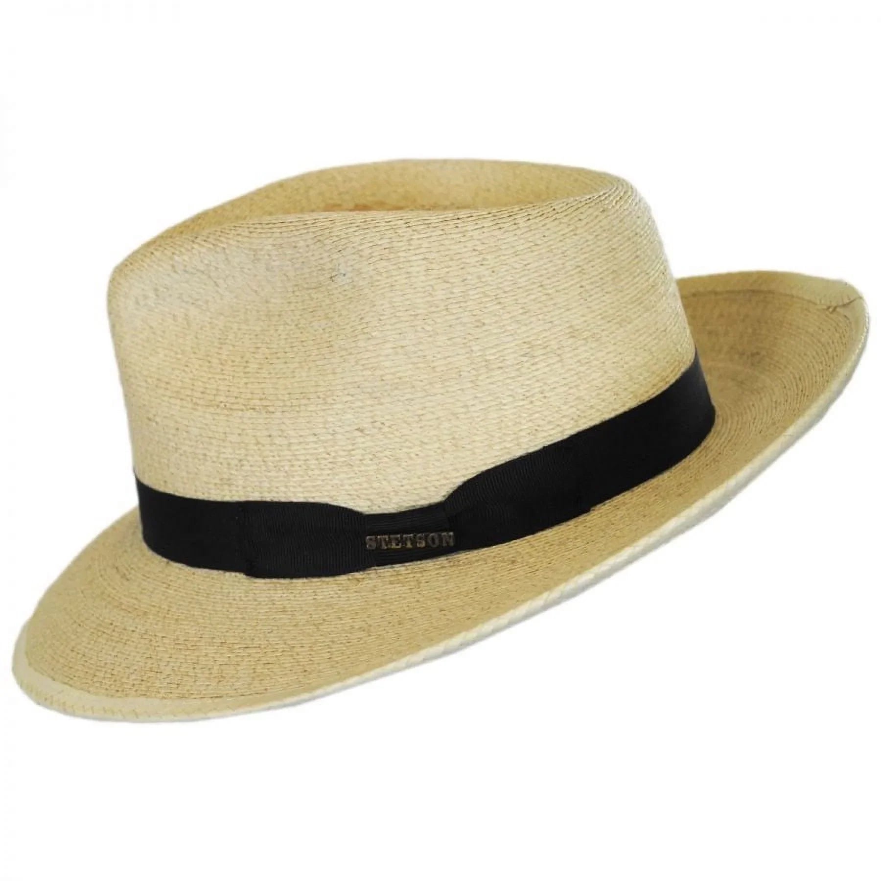 Leaf XXL Rushmore Palm Hat - Straw Fedora - Natural