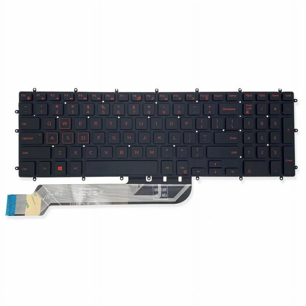 Keyboard 3779 15 G3-3579 Characters G5 15-5587 Dell Gaming Red Backlit For 5587