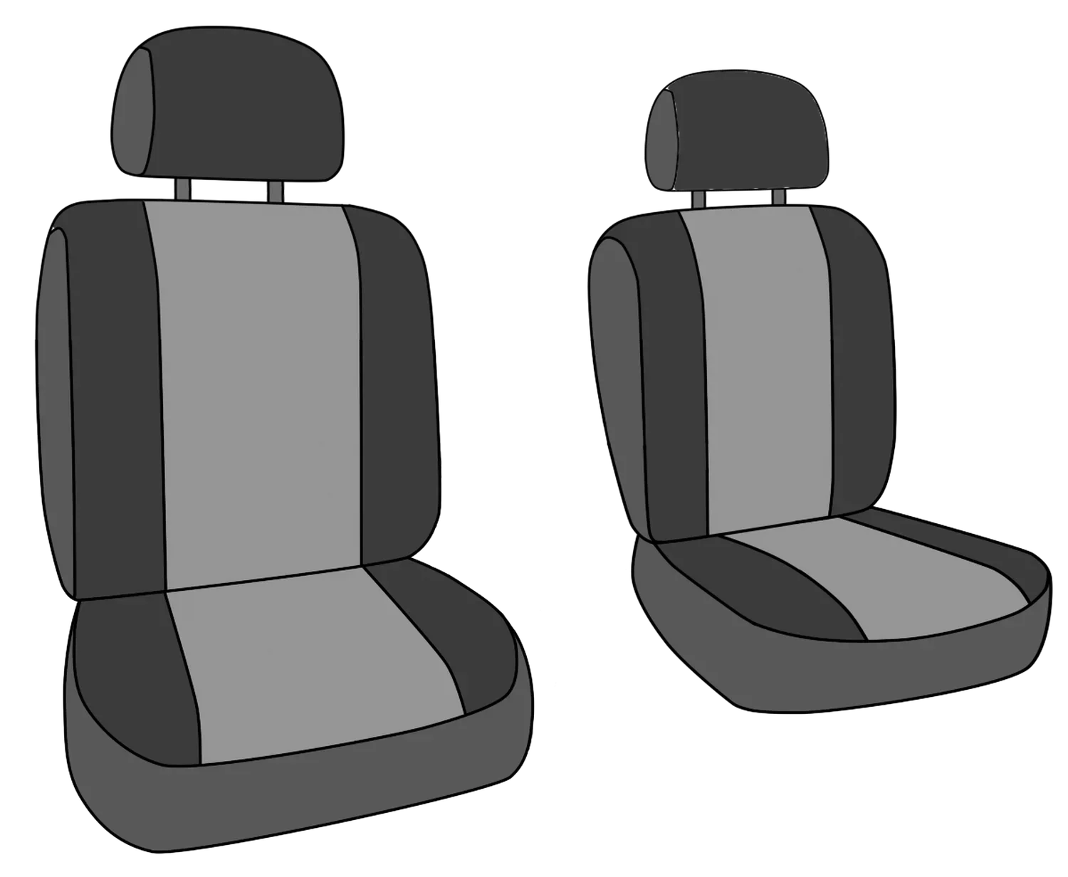 Land and Toyota Trim TY501-98KF for Insert Covers Buckets Camo Seat Forest CalTrend 1994-1997 Front Cruiser -