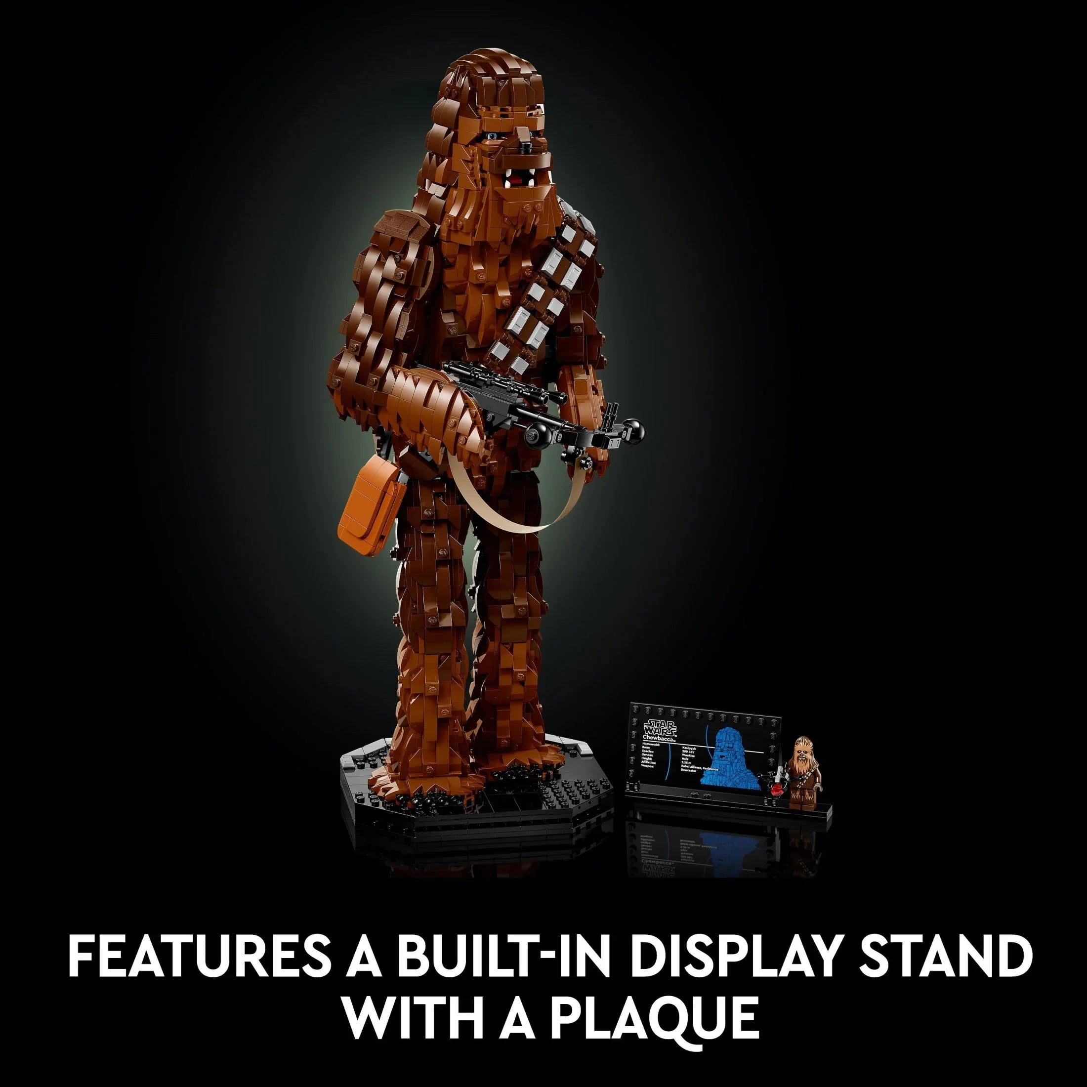 Adults, Teens, Wars Wars for Build Original Collectible, Chewbacca Fan Wars LEGO Trilogy Buildable for and Star Fan, Collectibles Star Fun 4th Star Gift any May or the Display Chewbacca, 75371