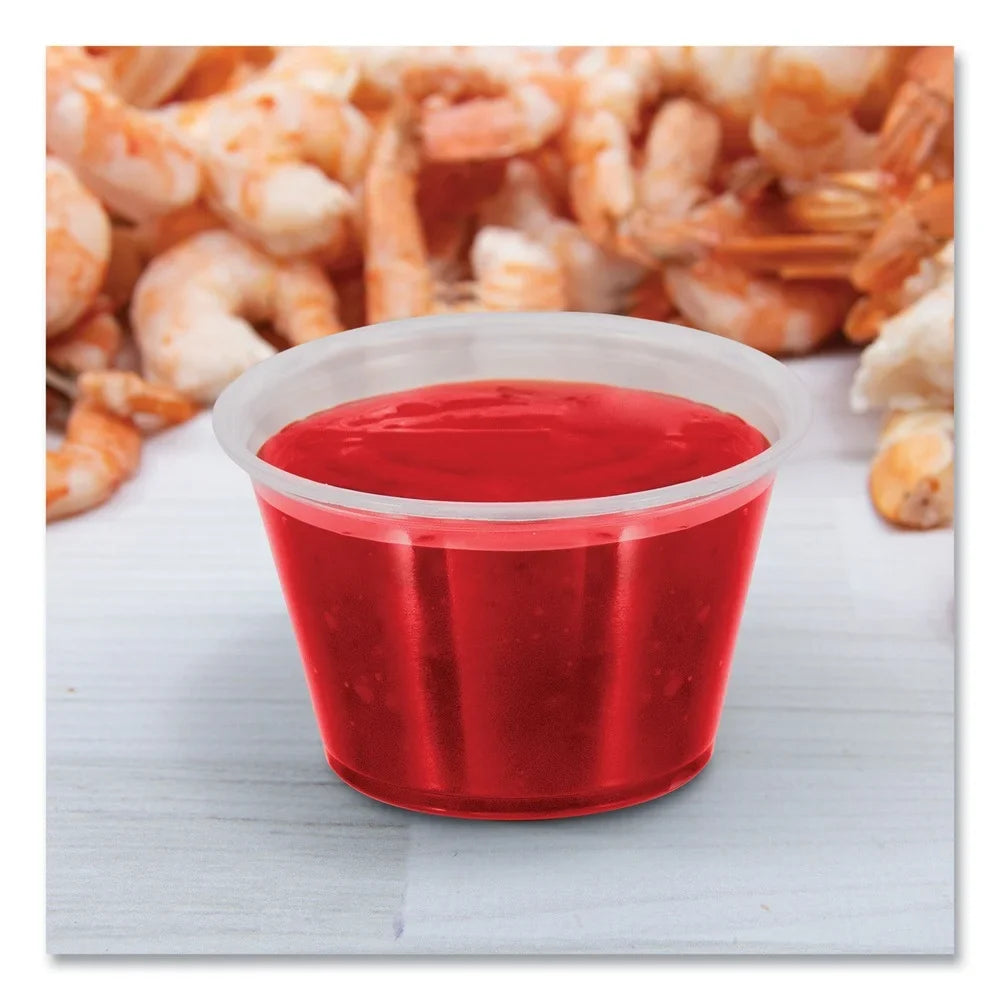 Dart Containers - oz. (2500/Carton)] Polypropylene 400PC Clear Portion 4 Complements Conex