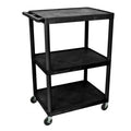 Plastic Luxor Tall 48'' Shelf LP48E-B Table