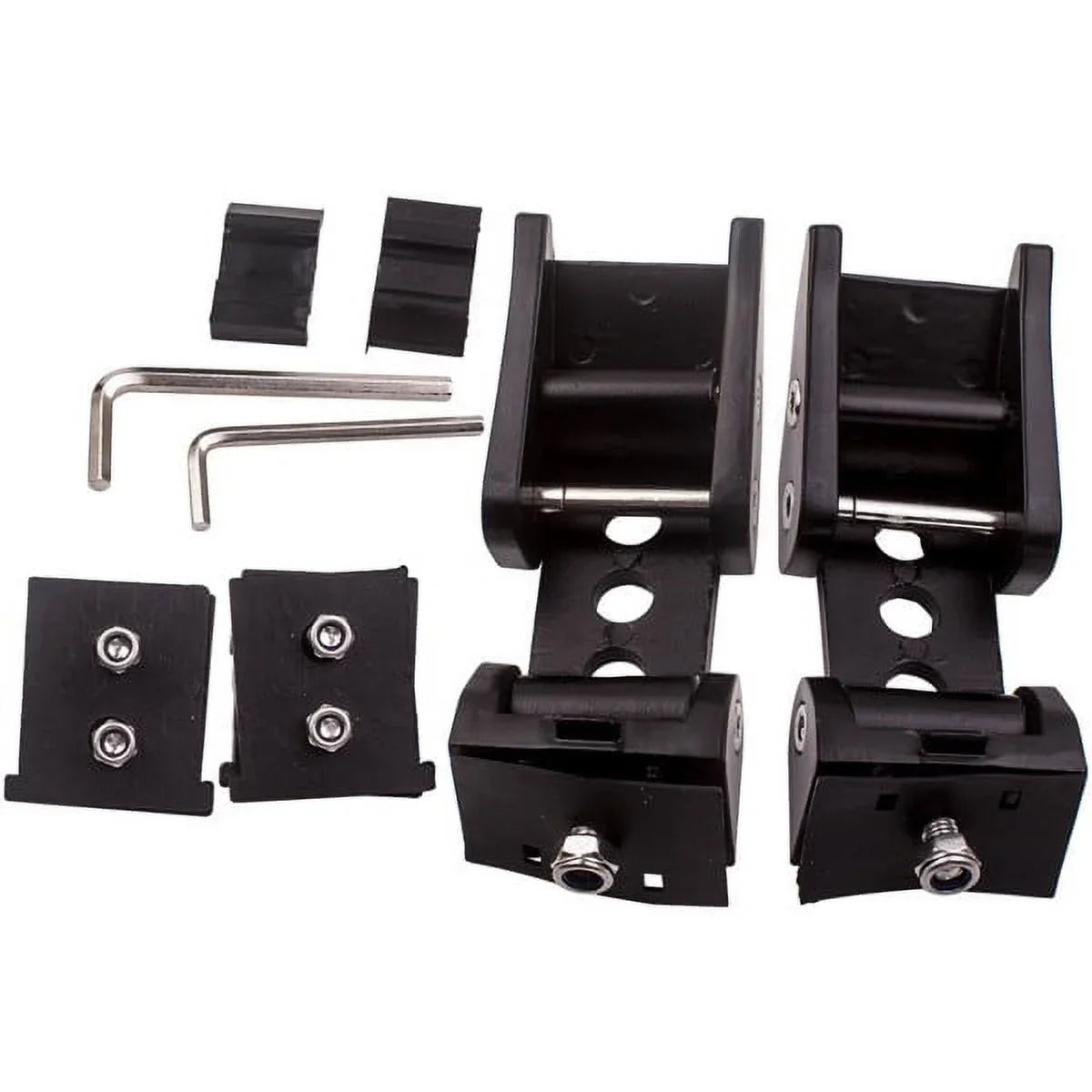 Hood Door Locking Unlimited 2018 Catch Latch 2 for JK Jeep & Wrangler 2007 - 4 Door 2Pcs