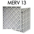 Pleated 13 3PK | MERV Filter Actual 16x20x4 Size Air 15.5x19.5x3.625 -