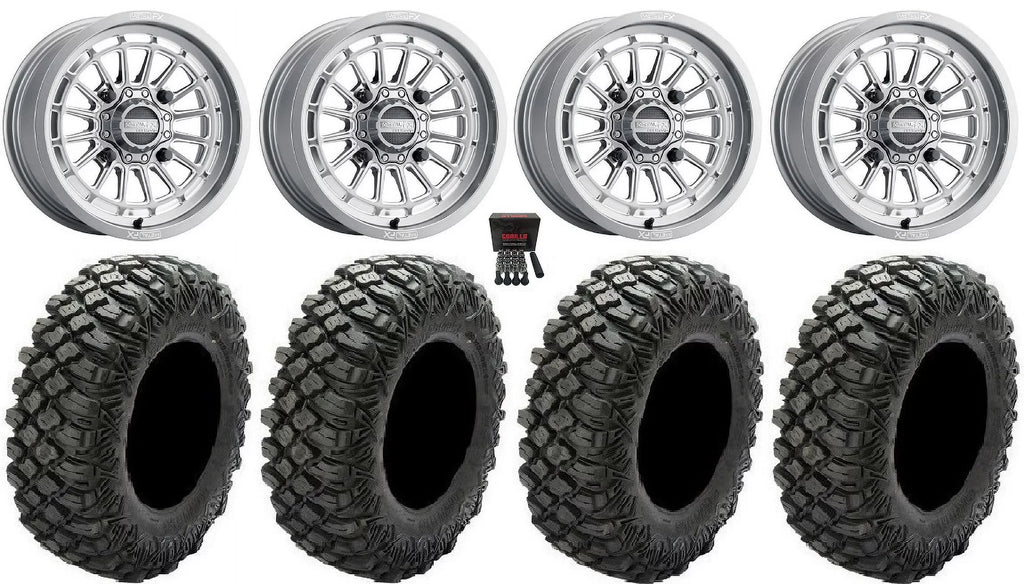 Can-Am Cut MetalFX 33" X3 Honda 15" Gm Pioneer Crawler / Wheels / XR Maverick 1000 Delta Contrast Tires Talon