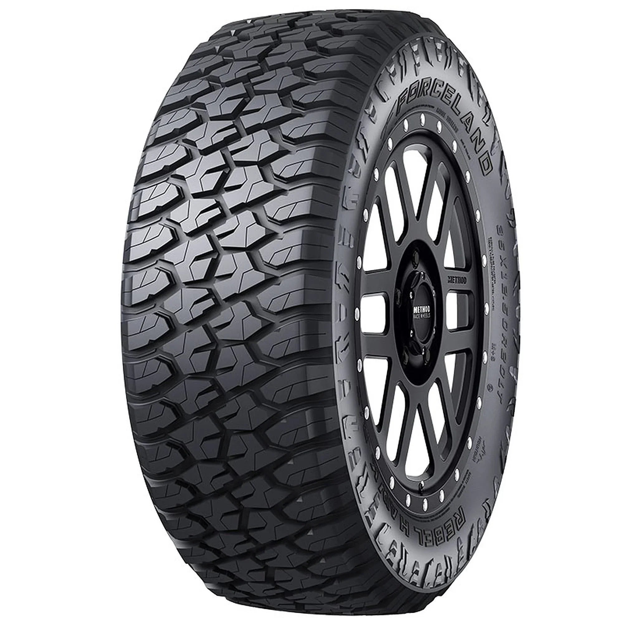 126Q Tire Hawk Rugged R/T Truck Rebel Forceland LT37X12.50R20 Light Terrain E