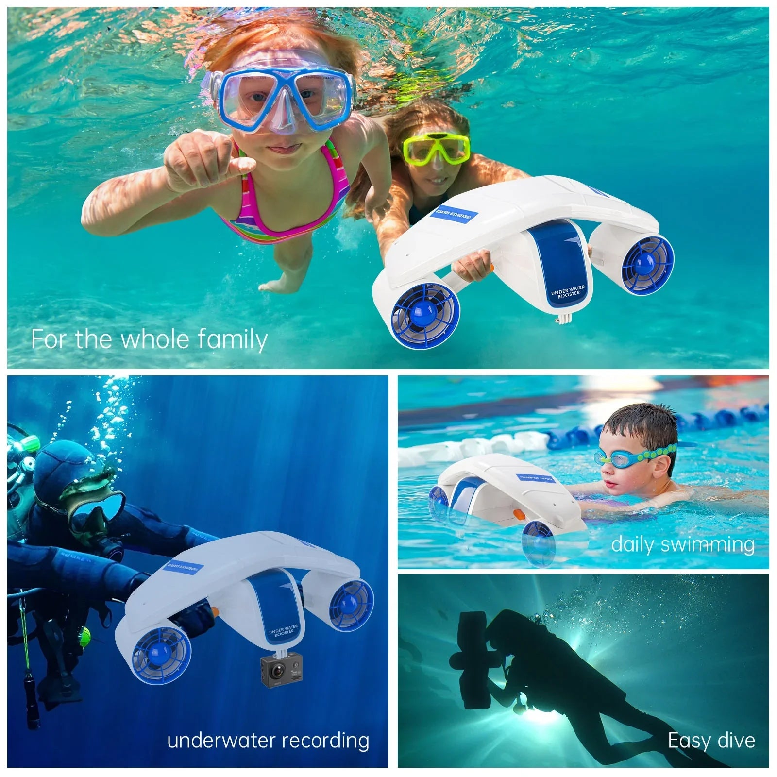 Adventures with Your Andoer Electric Levels - Aibecy Diving Sea Enhance Underwater Propeller Speed Booster 2 Water