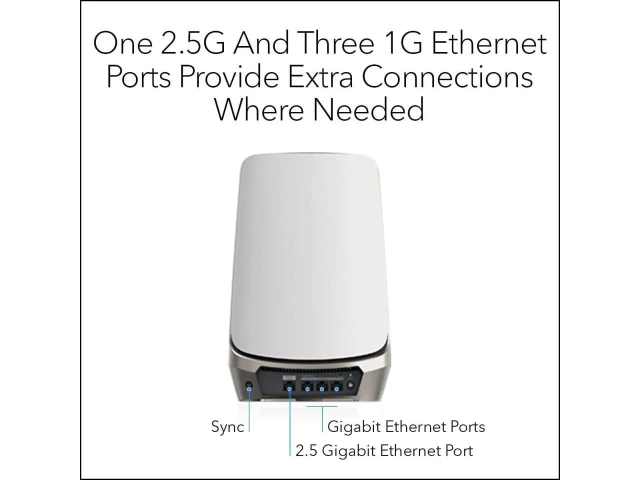3,000 sq. with Up 6E Adds ft, Coverage RBKE963, (RBSE960) RBRE960, Satellite (10.8Gbps) Works AXE11000 Add-on RBKE962, NETGEAR Quad-Band Orbi Orbi - WiFi Mesh to