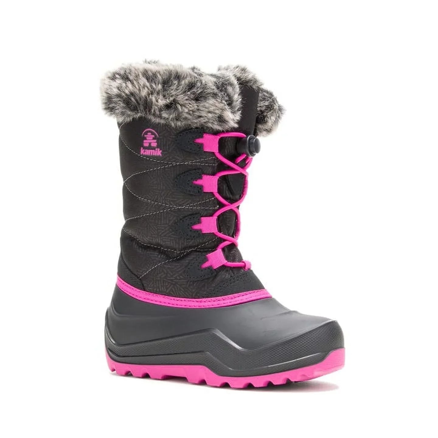 Winter BLACK/ROSE The - Boot NF4998-BRO Girls Snowgypsy Kamik Black/Rose 4 Little