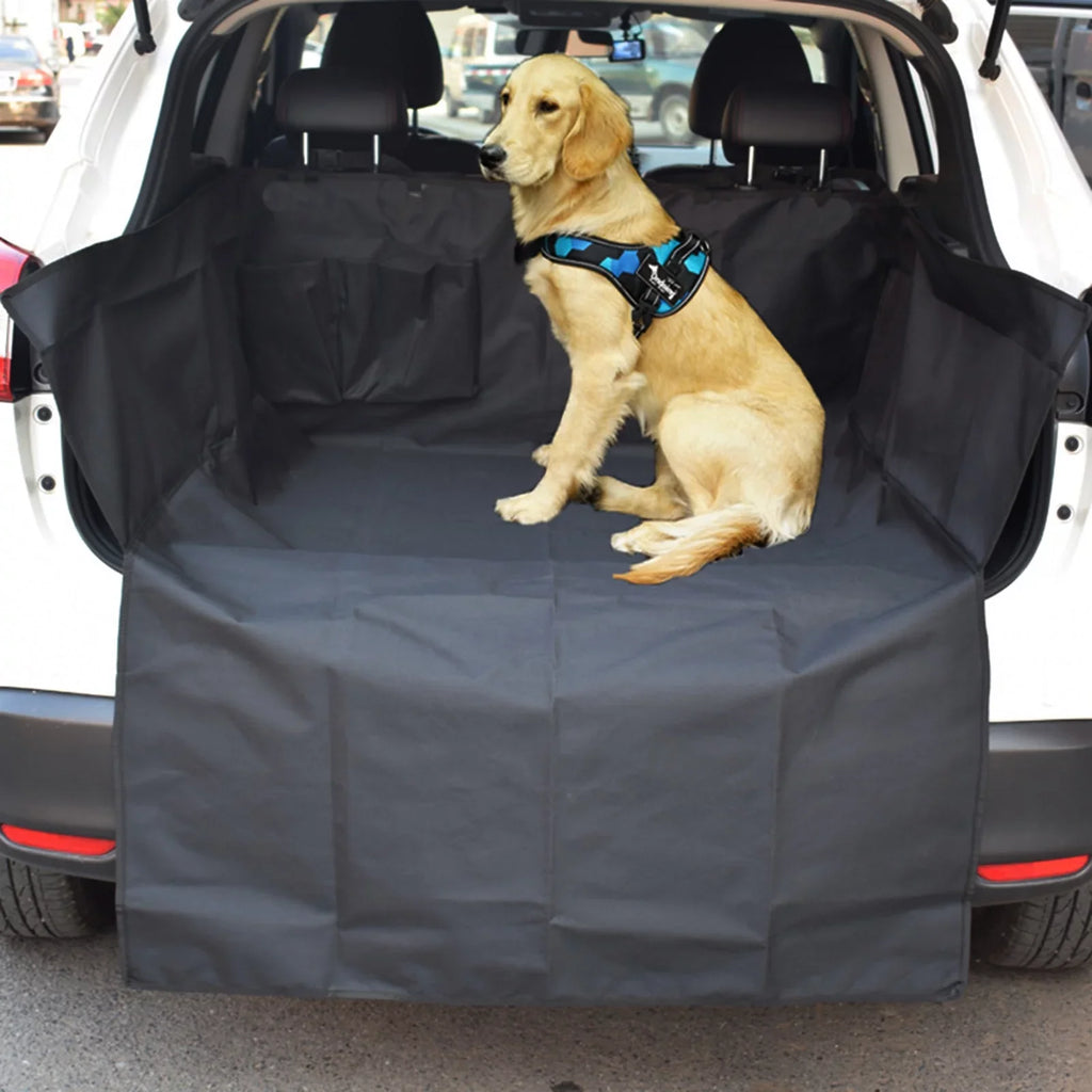 For Mat Dirt-Proof Thicker Mat Resistant Organizer Van Bite Trunk Suv Cloth Trunk Protective Oxford Cushion Pet Car Dog Mat Seat Sedan