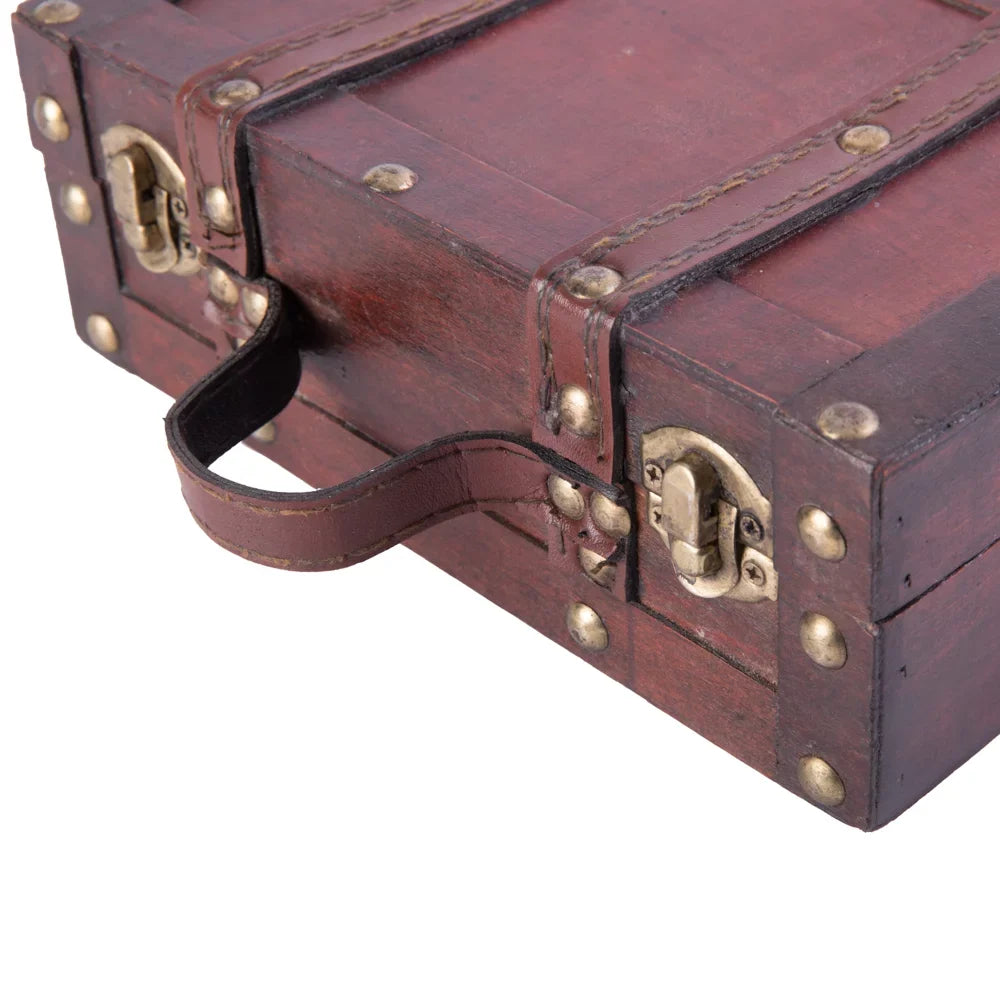 Suitcase Old-fashioned with Straps Small