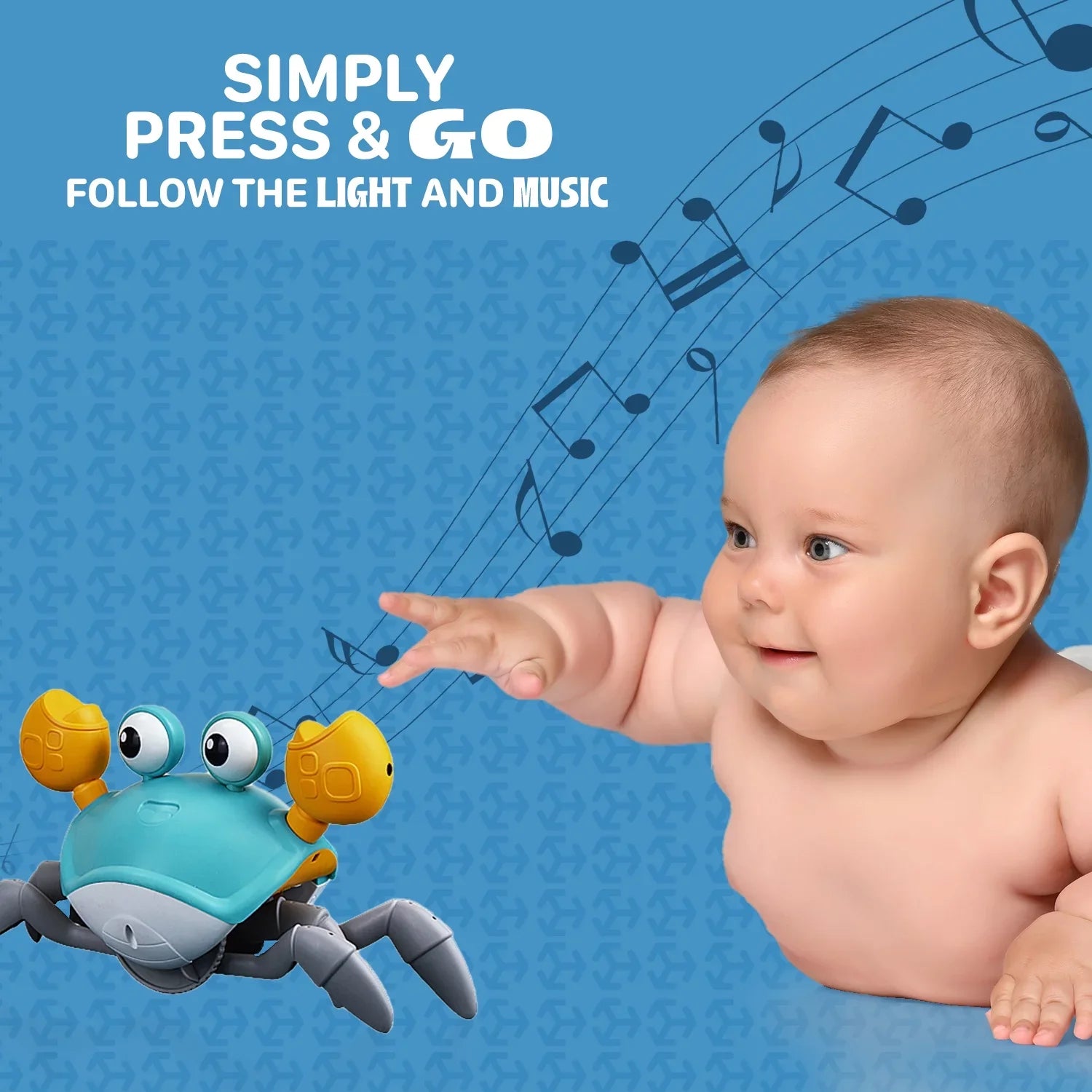 Stunning Crab Months Crawling Chirstmas 12 36 Babies For And Crawl 4 8 And 6 11 10 9 Interactive And Toddlers Gift Music Development Baby Atlas Birthday Learning 3 5 7 Old Toys