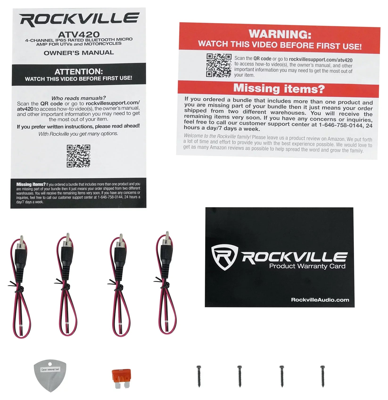 Audio RNGR65FE Pair For Ranger Polaris 2018+ Speakers+Amp Tower Memphis Pods+LED