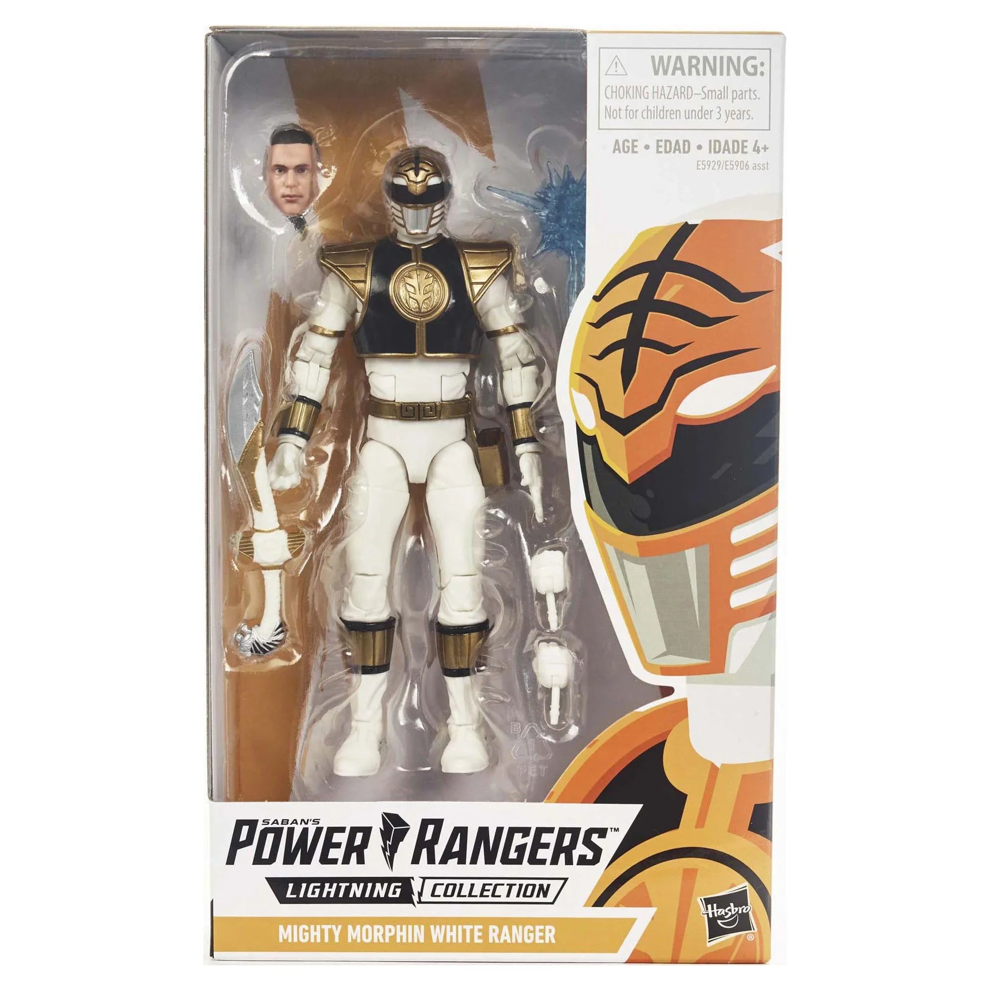 Mighty Ranger 6-inch Power Rangers Morphin White Figure Lightning Collection