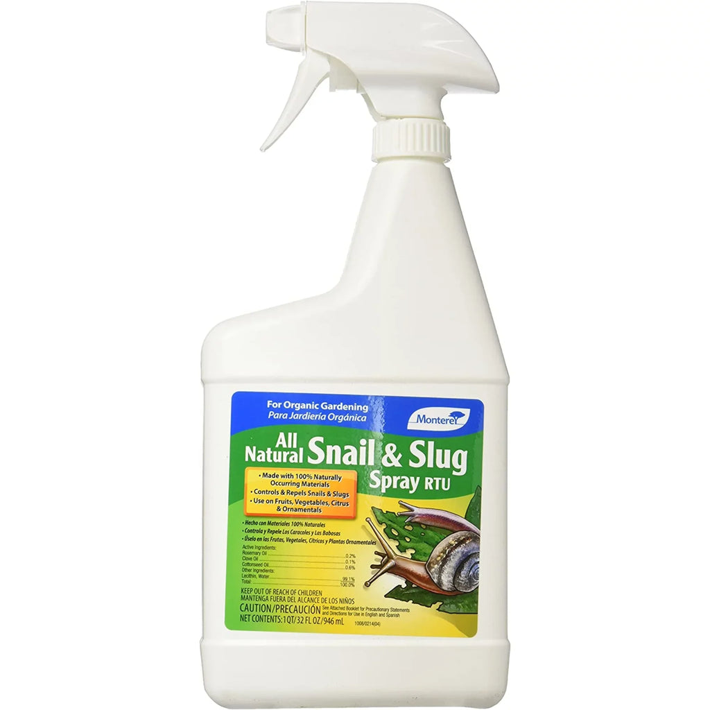 Repellent Snail Organic, All Ready Monterey To Slug 32 oz & Natural Use