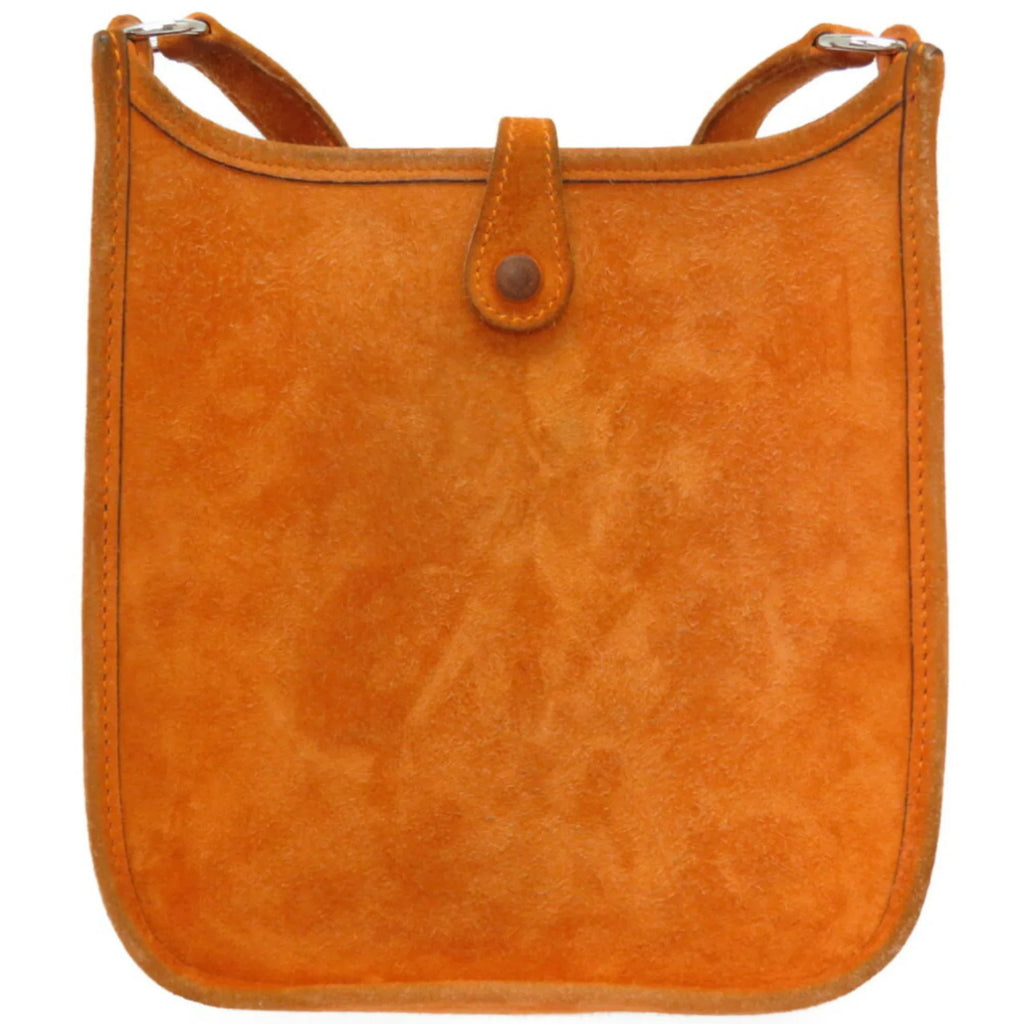 Hermes Bag Orange (Fair) H Pre-Owned TPM 0069HERMES Shoulder Engraved ¡õ Evelyn Dobris