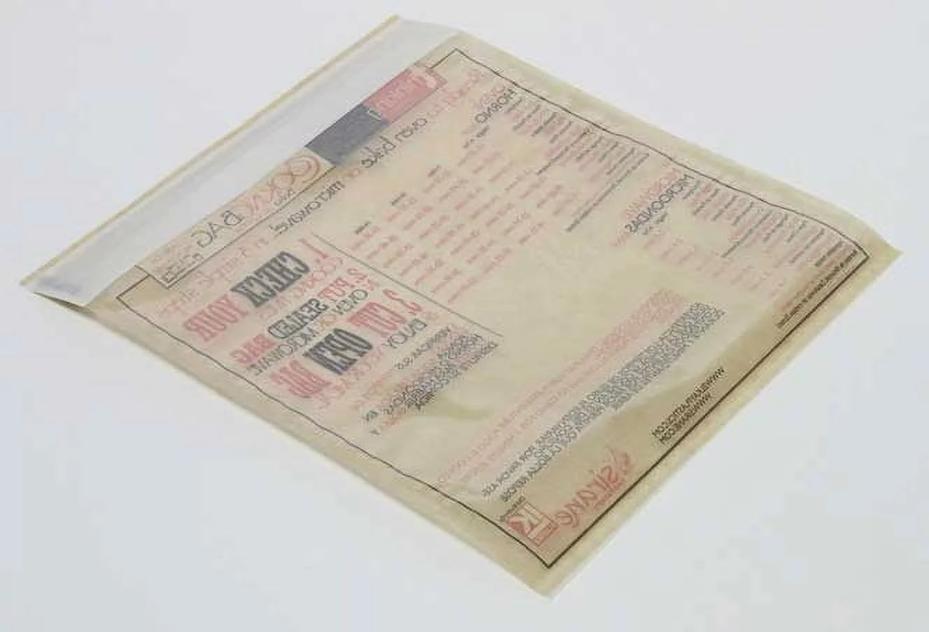 case. -- 250 Seal per Bag, 7.875 inch Go Plastics Chef Self Cooking Brown Printed x 10.75 Elkay Ready