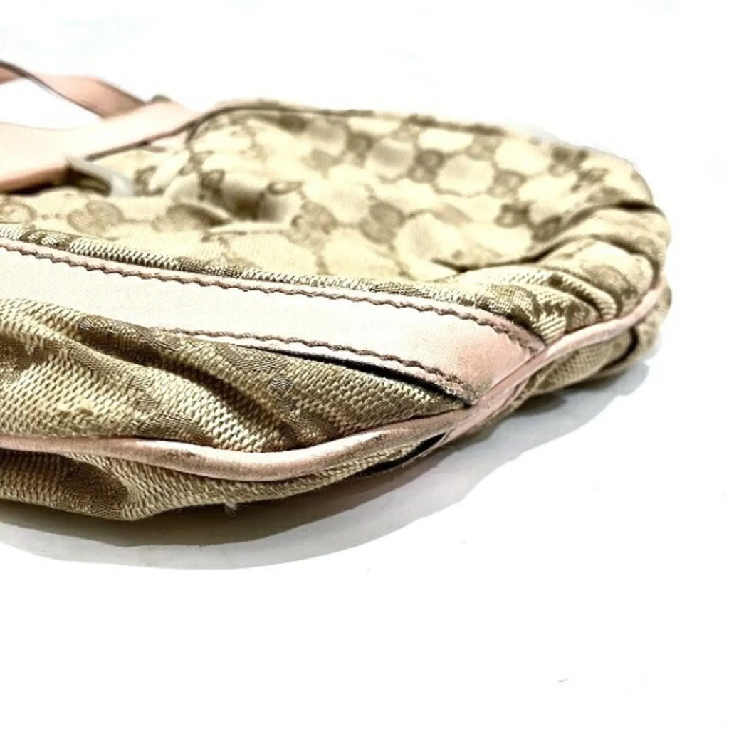 (Good) Shoulder Pre-Owned GUCCI Ladies 203257 Canvas Abbey GG Bag