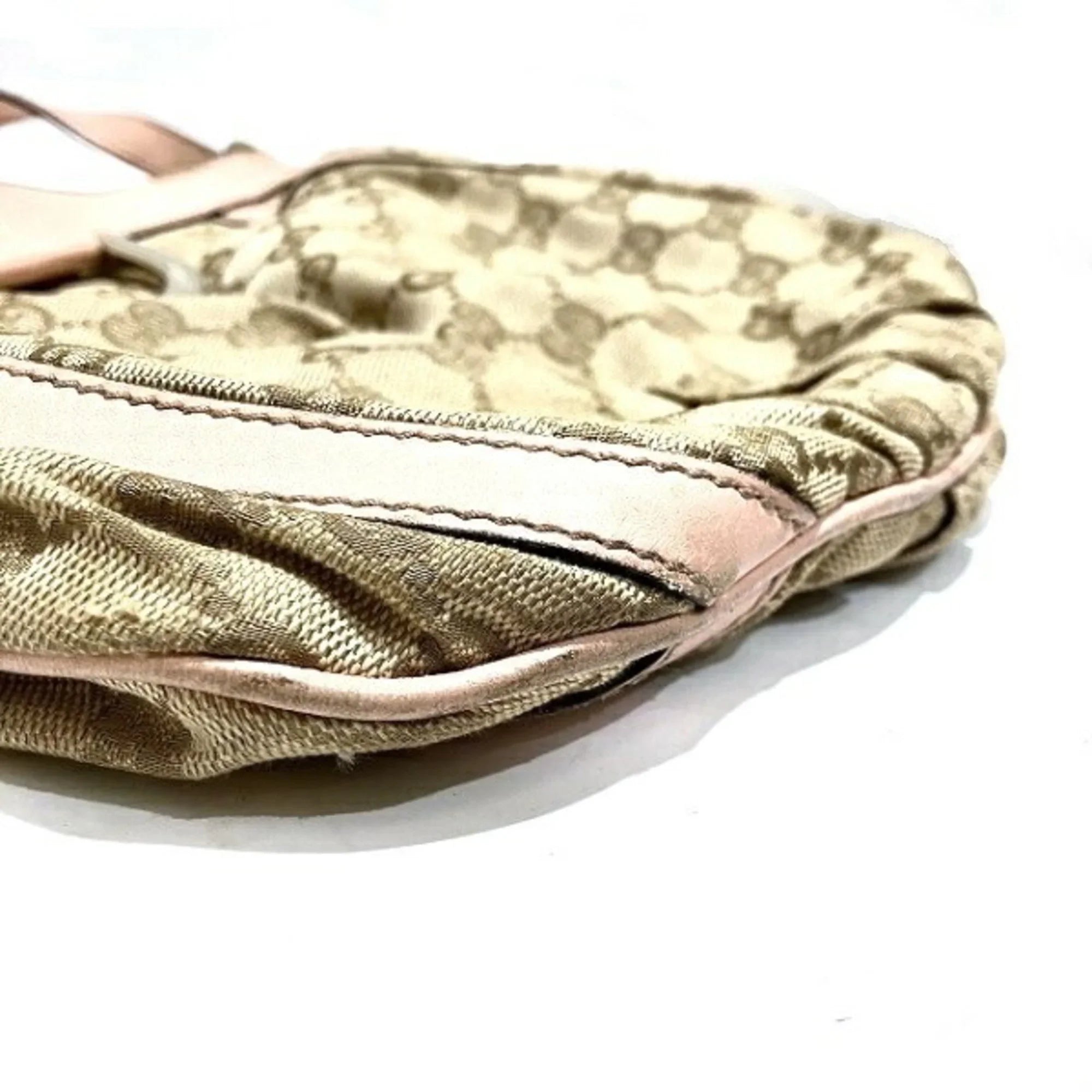 (Good) Shoulder Pre-Owned GUCCI Ladies 203257 Canvas Abbey GG Bag