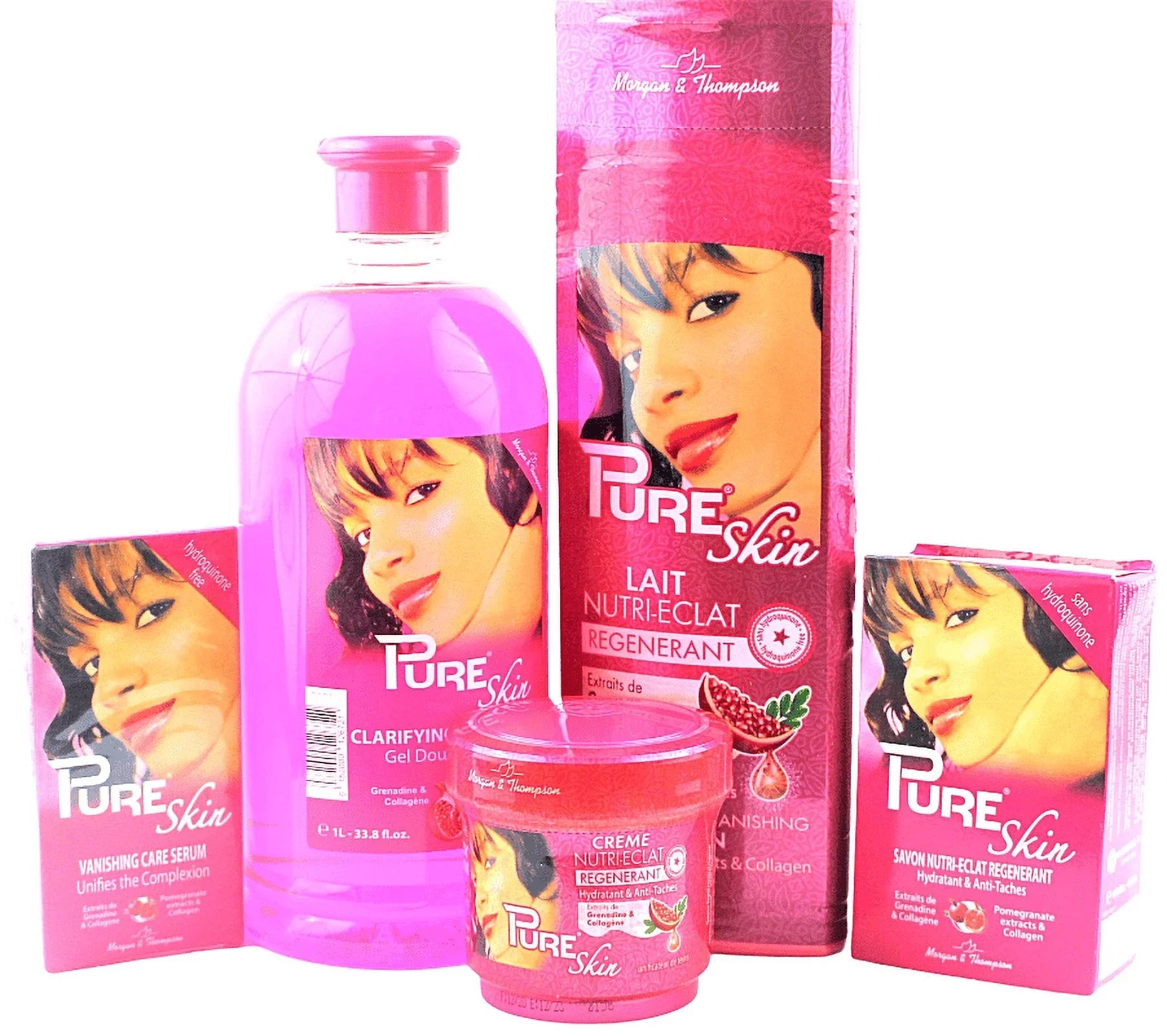 Gel Face Soap, Skin Pure Vanishing Body Lotion, 5 Shower Care Cream, of Set