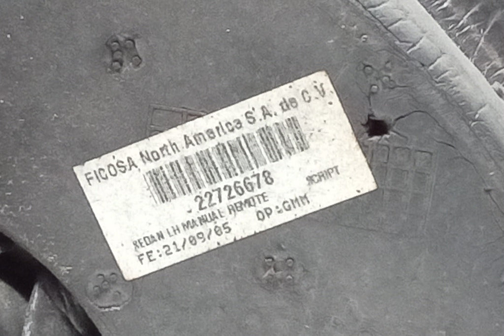 2006 LH Mirror Pre-Owned (Good) OEM Ion Driver Saturn Door 06