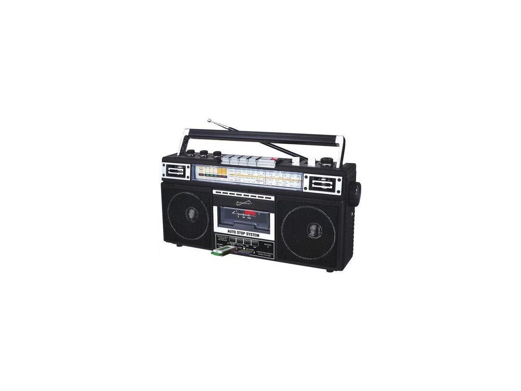 Radio, Portable Black, Supersonic SC-3201BT-BK AM/FM
