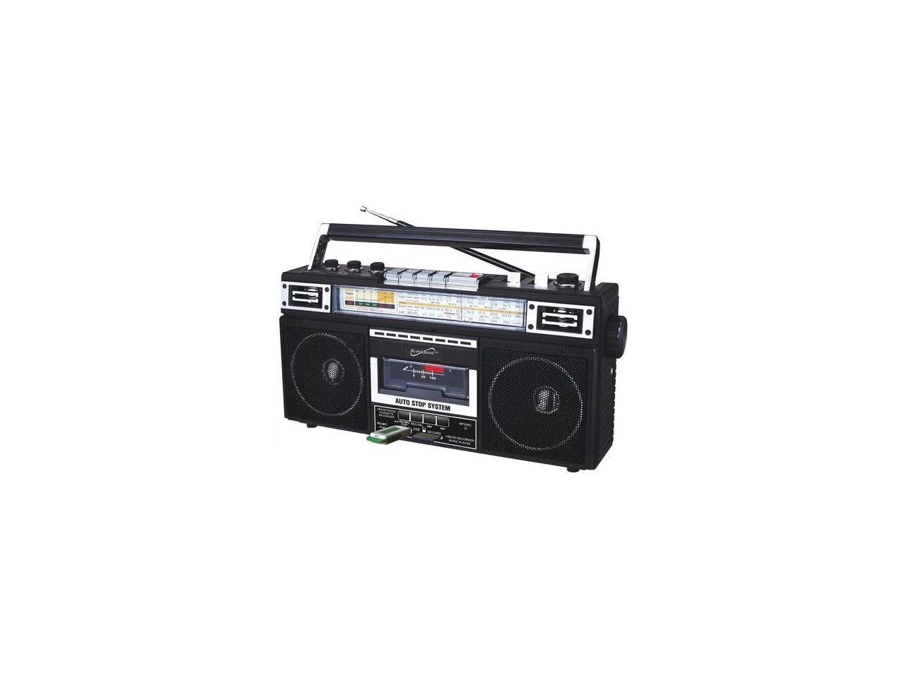 Radio, Portable Black, Supersonic SC-3201BT-BK AM/FM