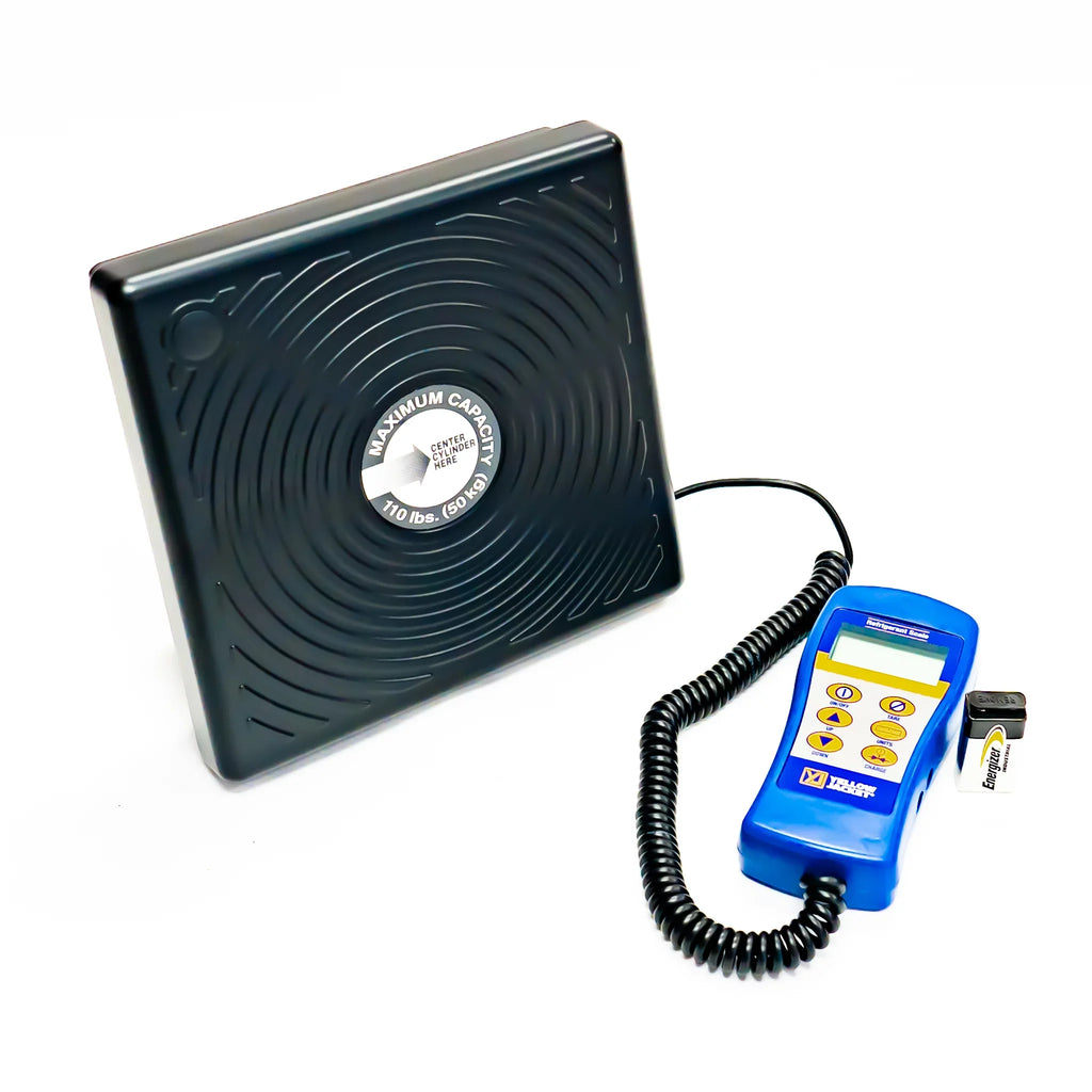 Jacket Refrigerant Scale,Electronic,110 Yellow 68802 lb