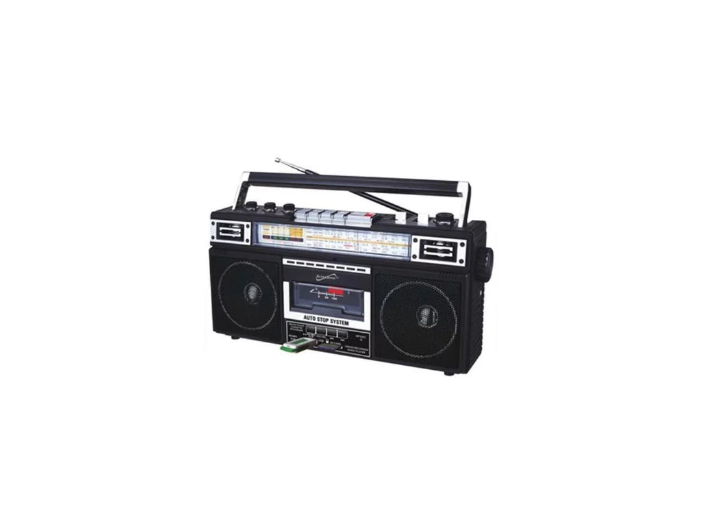 Radio, Portable Black, Supersonic SC-3201BT-BK AM/FM