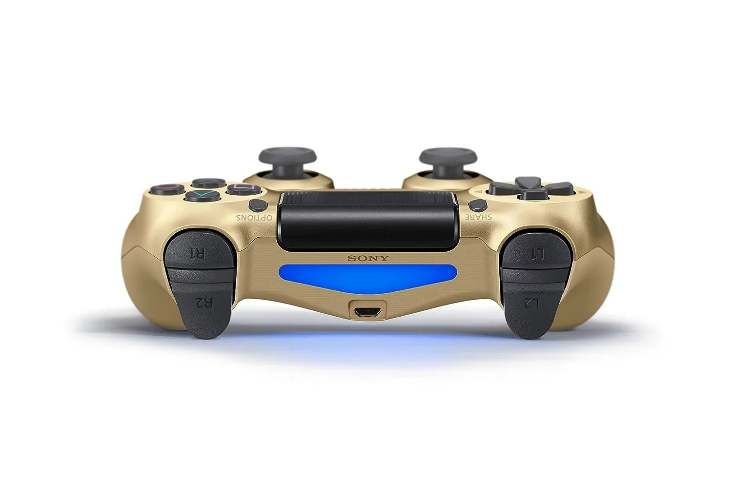 Cable Bundle DualShock Like Wireless New Charging Controller Gold with AXTION PlayStation 4 BOLT