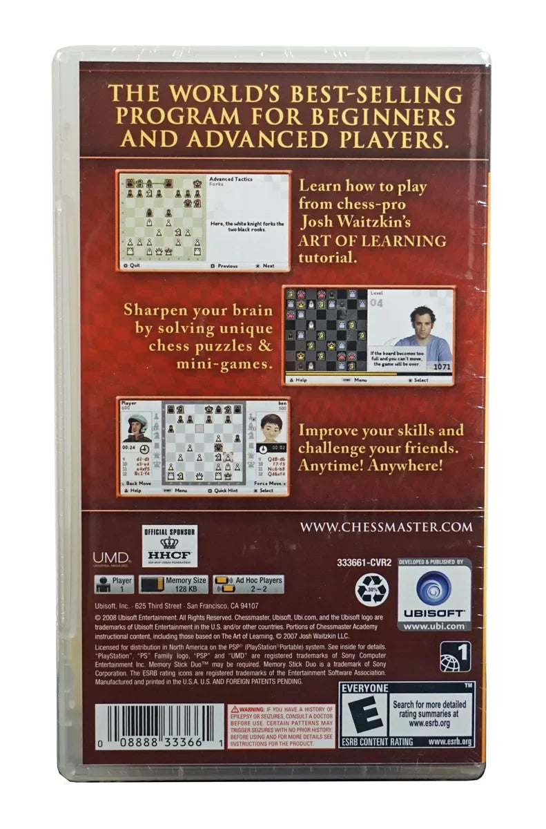 Tutorial from Learning Josh Chessmaster - Art play Sony Art Waitzkin PSP Learning of Learn from to of - The