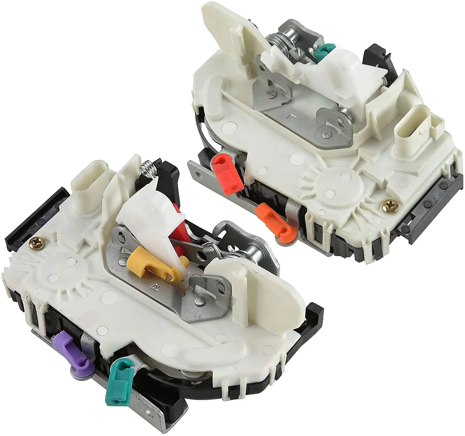 2-PC Lock Jeep JK and Door with Power Front Left Actuator Compatible TJ 2005-2019 Wrangler Right 2005-2006 A-Premium Wrangler 2018