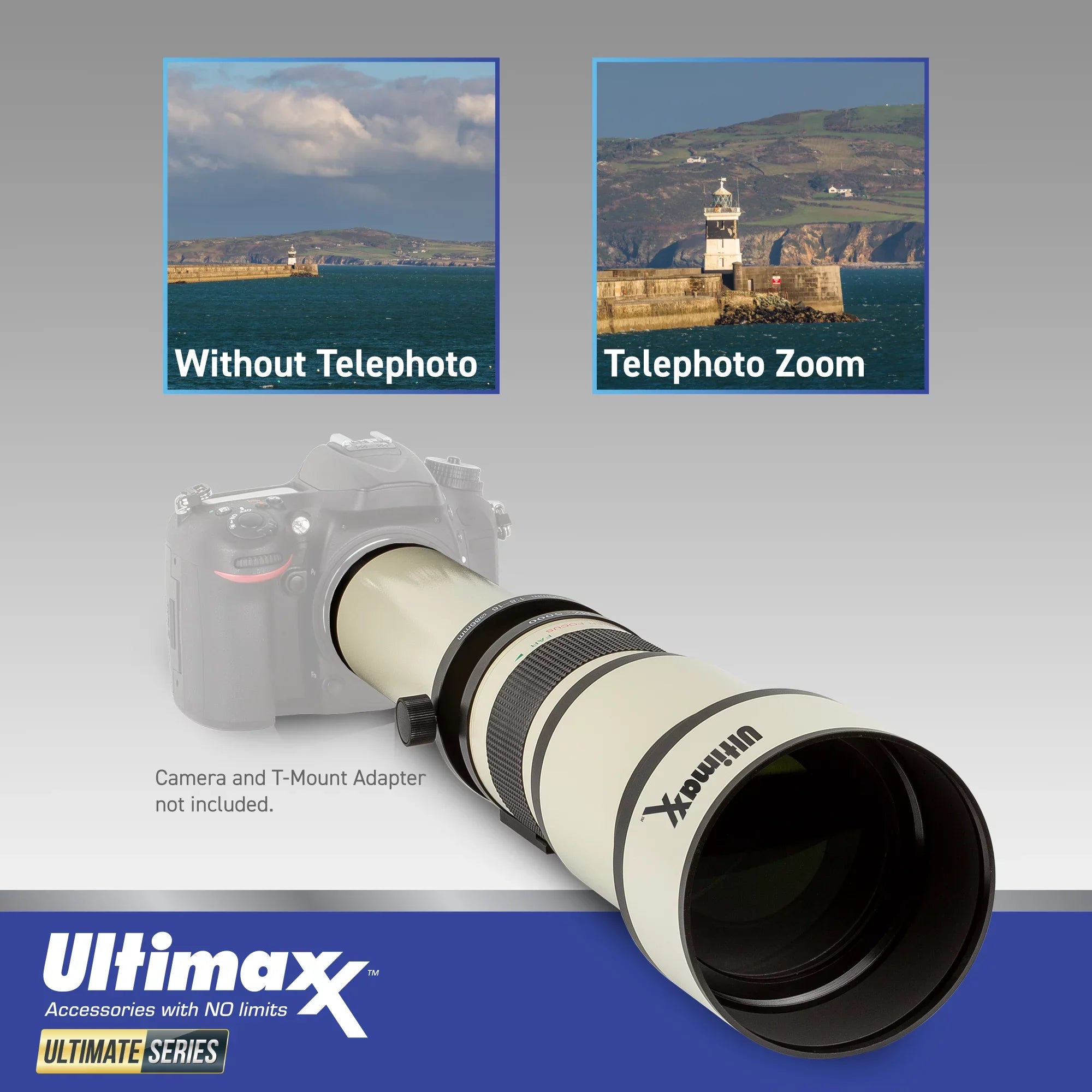 1300mm for f/8 Lens to (with F-Mount 650 2X- 1300-2600mm) Cameras More Telephoto Nikon Ultimaxx Manual &