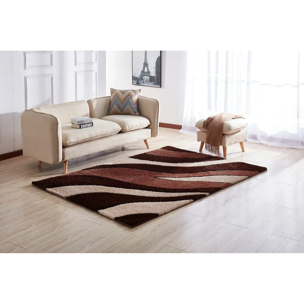 AC1024-57 Hand Collection Soft & Grey ft. Tufted Rug Aria Rugs 5 Shag Area 7 Amazing Pile in x Turquoise