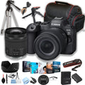Lens R6 Case+ 24-105mm More EOS + Steady Mark Pack Canon Mirrorless 64GB Memory Tripod+ (30pc STM + + II + Bundle) Software Camera Pod RF with Grip f/4-7.1 Digital