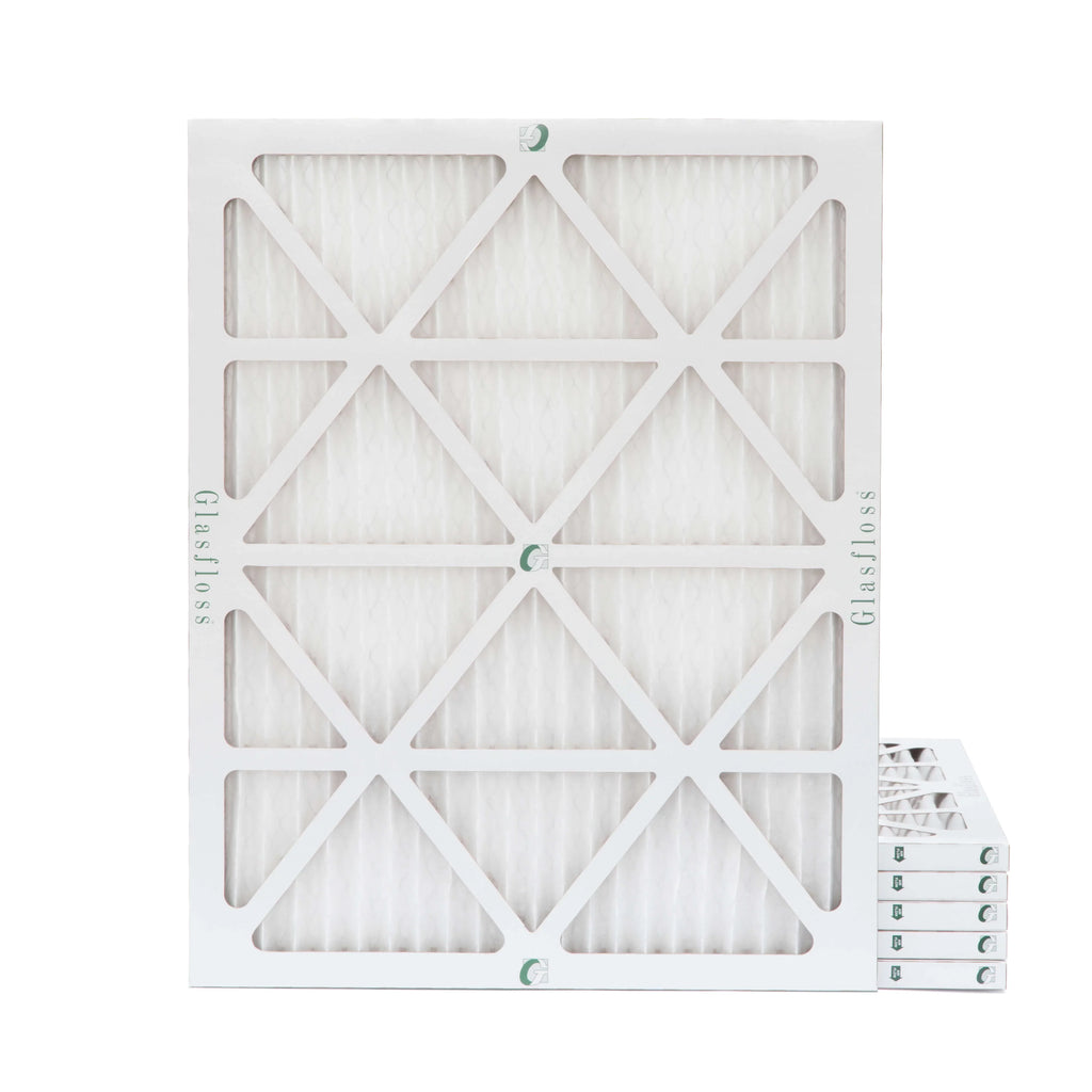 13 7/8 of by x Actual 24x30x1 Size: 29-5/8 Pleated 23-5/8 6 Pack Filters Glasfloss. Air x MERV