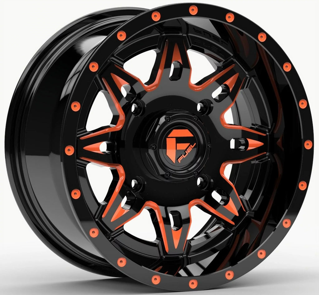 Ranger Wheels RAZR Fuel RZR 15" XT Orange Lethal 33" Sportsman Tires