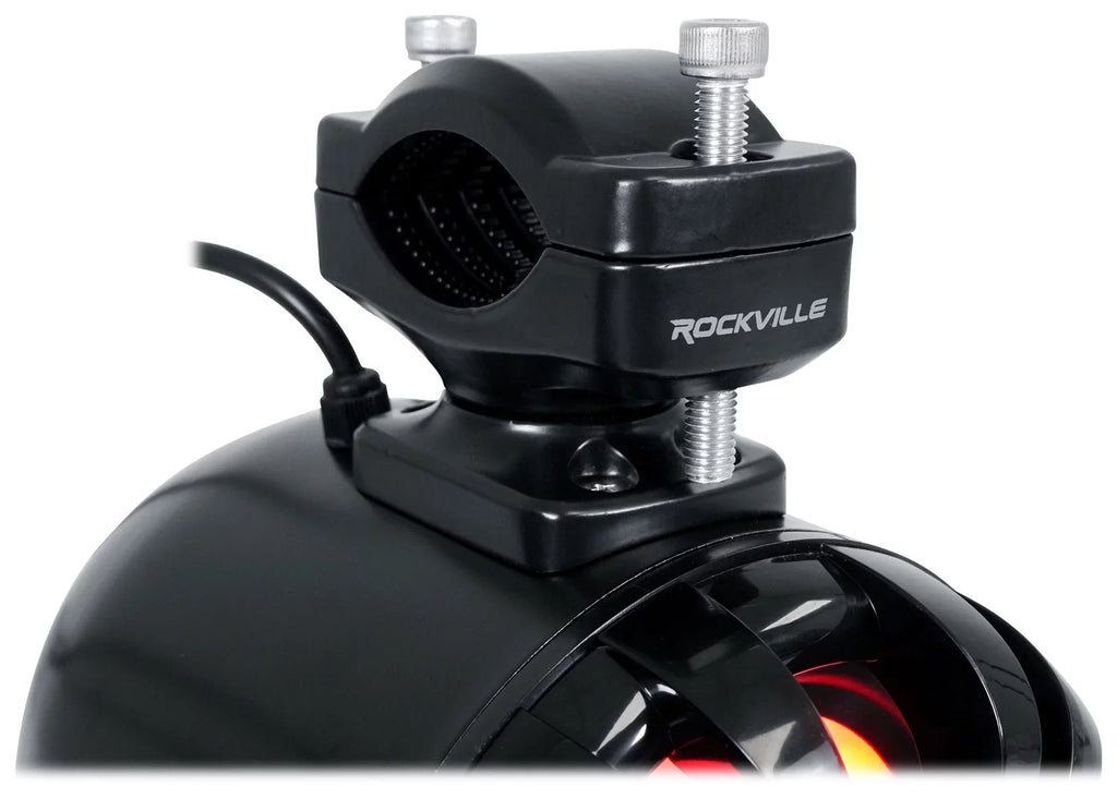 Audio RNGR65FE Pair For Ranger Polaris 2018+ Speakers+Amp Tower Memphis Pods+LED