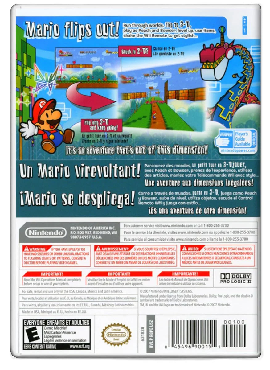 Wii - Super Mario Paper Pre-Owned