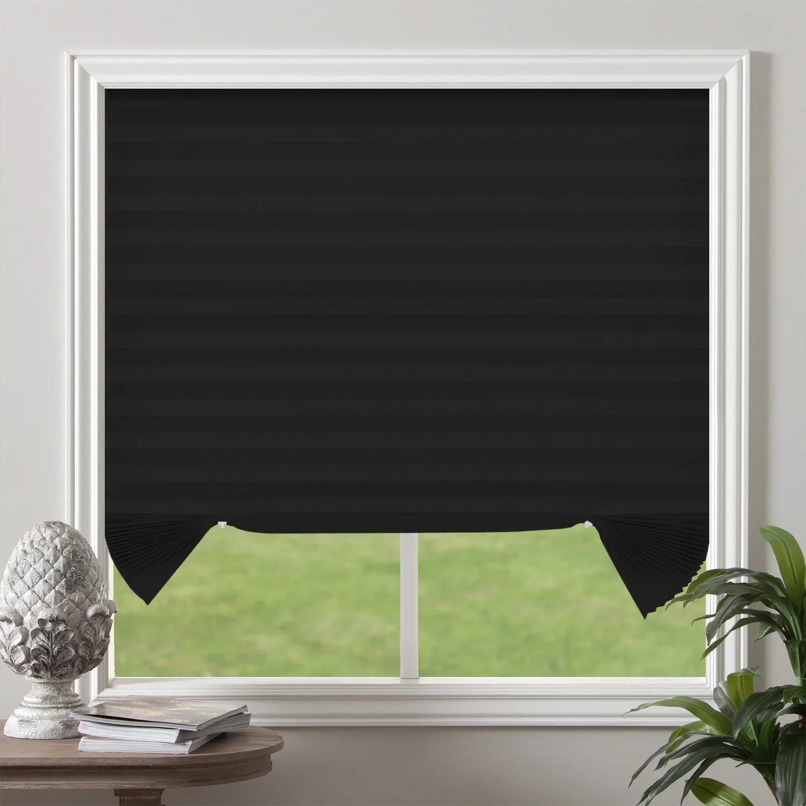 '- W Biltek Cut-to-Size Shades 10-Pack H, 48" Fabric Privacy x Pleated Filtering Black, Light 72" Cordless Shades, Window Fabric