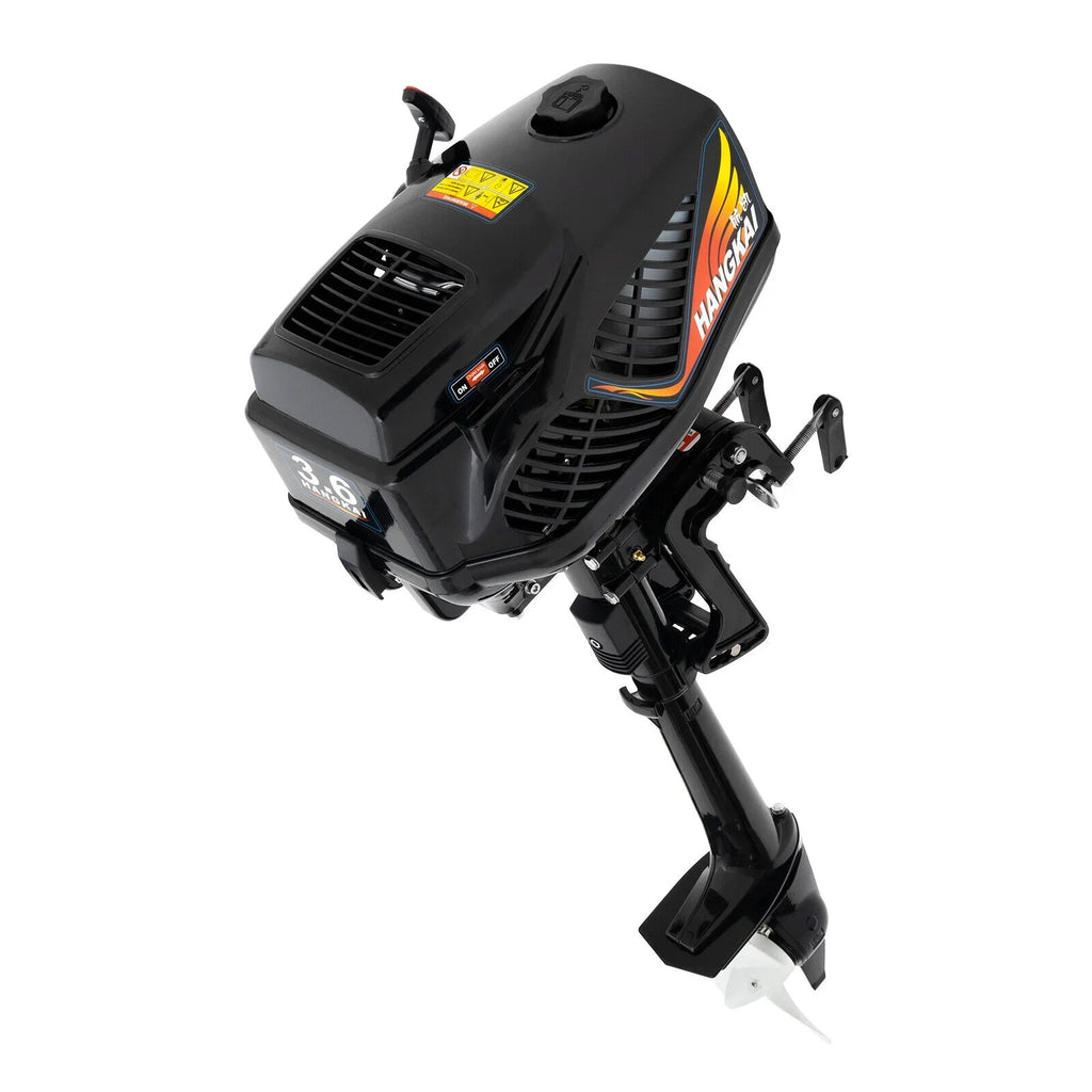 Fishing CDI Outboard Stroke Cooling HP Boat Water Engine 3.6 Outboard HANGKAI Motor 90cm/35.4in Boat 2 Motor