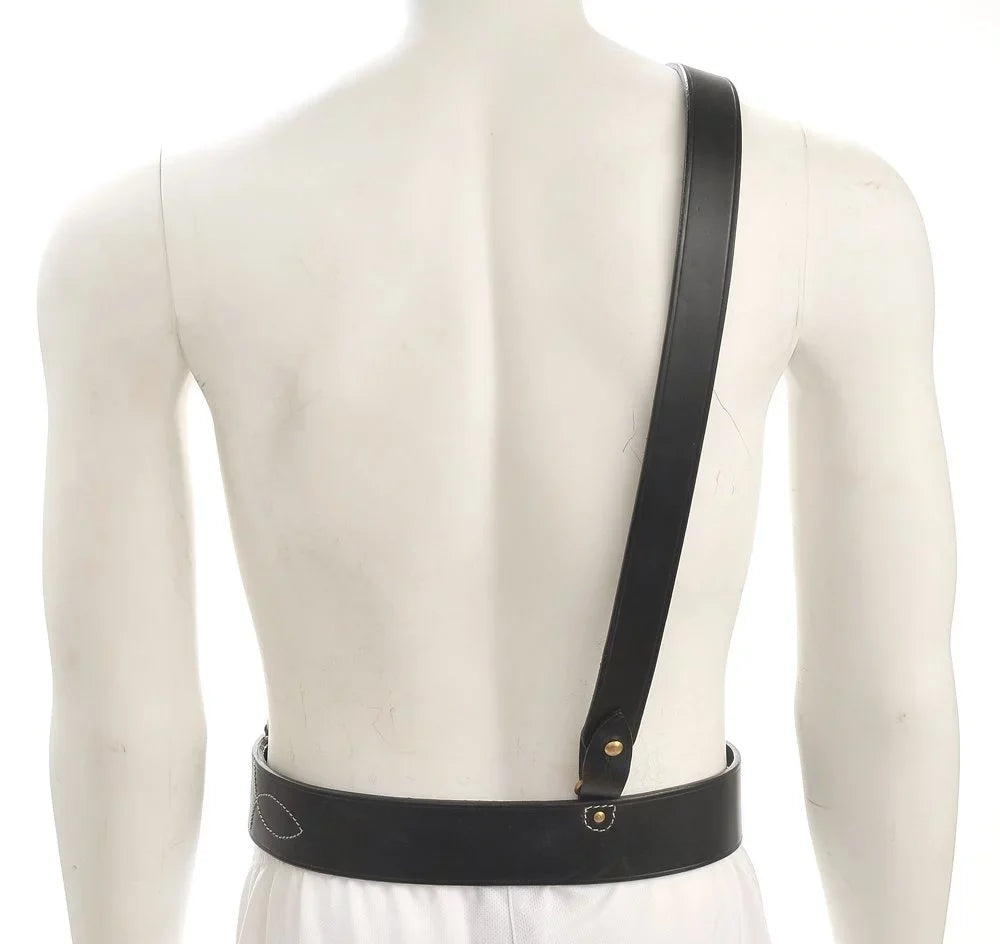 45" Black fit Browne with Sam Belt Leather 42"- Shoulder will Strap WW1