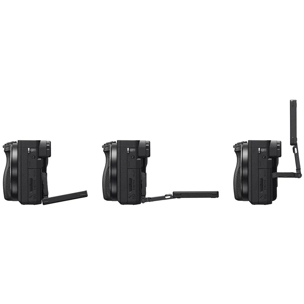 Editing Lens Camera Filter OSS with 0.43x Kit Telephoto + a6400 and Wide Sony f/3.5-5.6 Deco (Black) Gear ILCE-6400L/B 2.2X Lens 4K Bundle Power Set Case & 16-50mm Battery Angle Extra Mirrorless