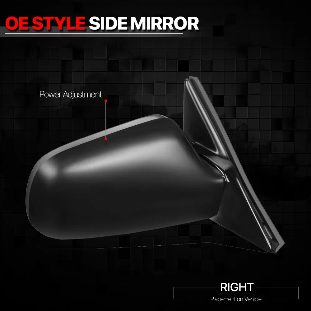 Civic Side 90 Right Door Door Operated Mirror Rear Power 1988-1991 Sedan Honda View For Passenger 89 Espejos