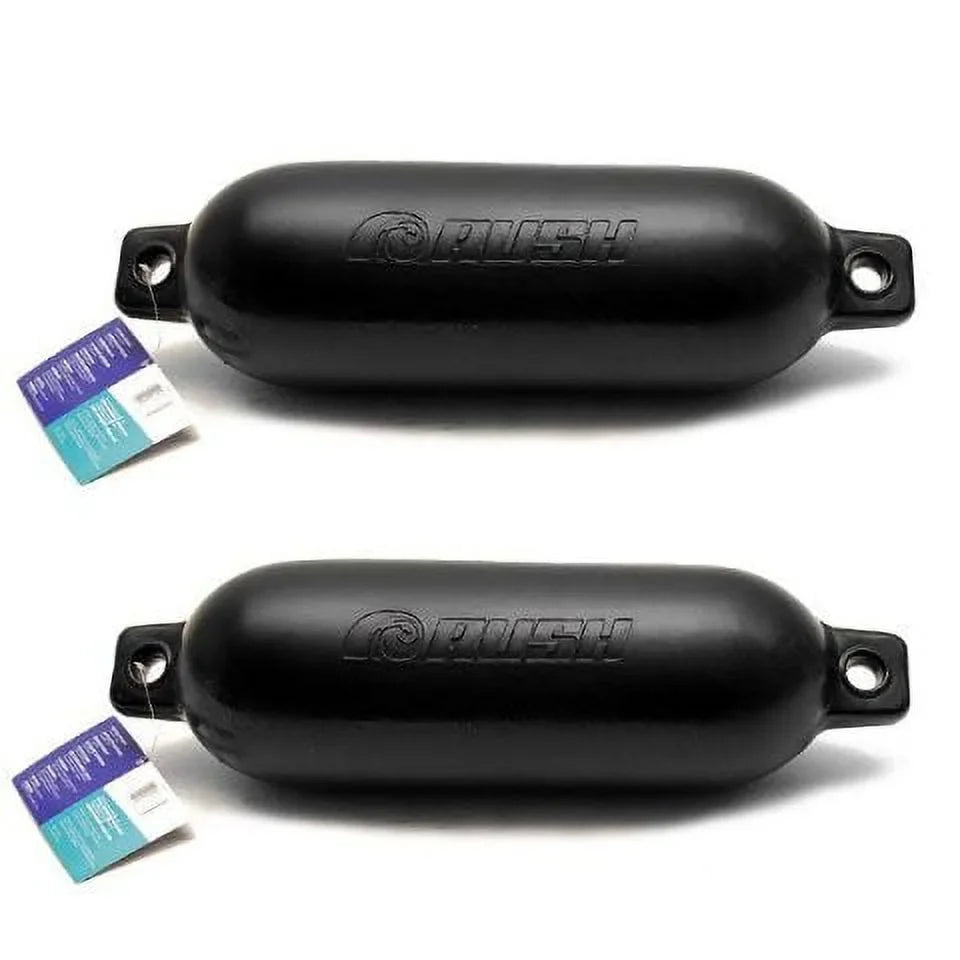 x Rush Inch Boat 6 Rite Black 15 Dock (Pair) Bumper 86881