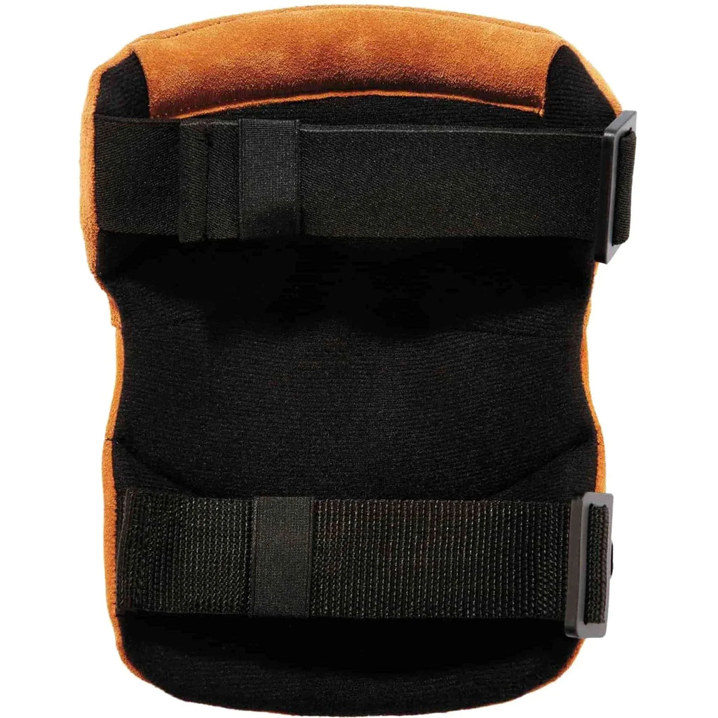Ergodyne Knee - Soft Leather Wide Pads ProFlex? Brown 230LTR Cap,