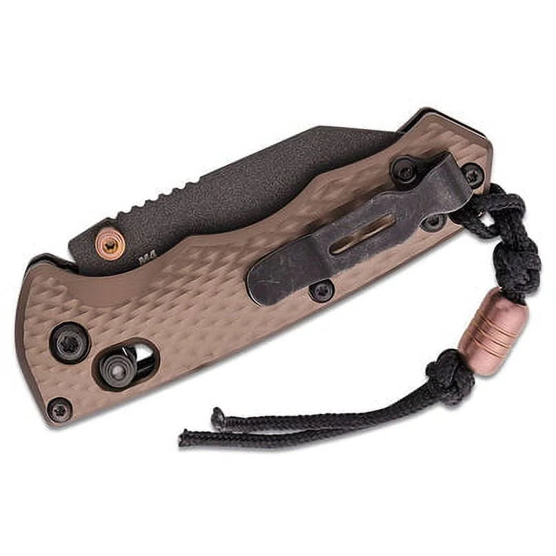 Billet - Black Blade Wharncliffe Earth CPM-M4 BM-290BK-1 Dark Benchmade Cobalt Aluminum AXIS Flat Handles Folding Knife