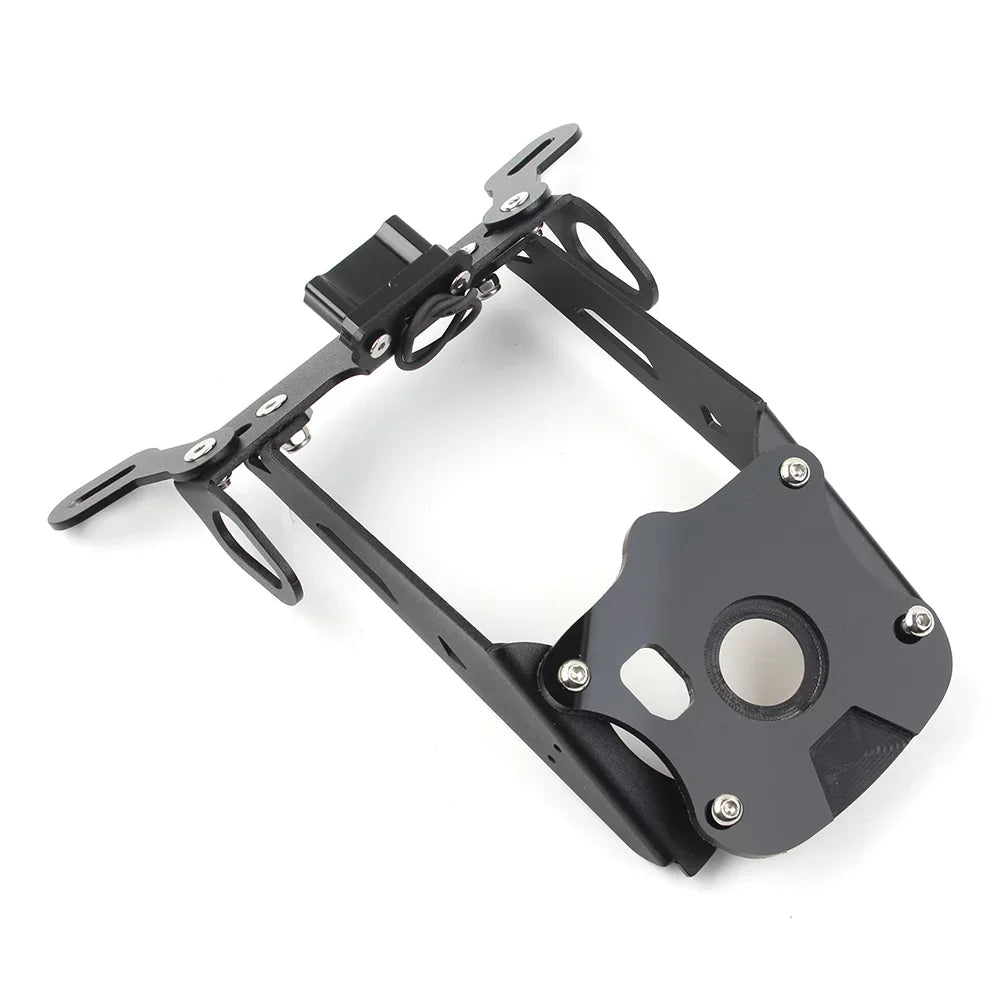 2021 For Fender 2022 License ZS Yamaha MT-09 Motorcycle MT09 Eliminator 21-22 Plate Holder Tidy Tail Black