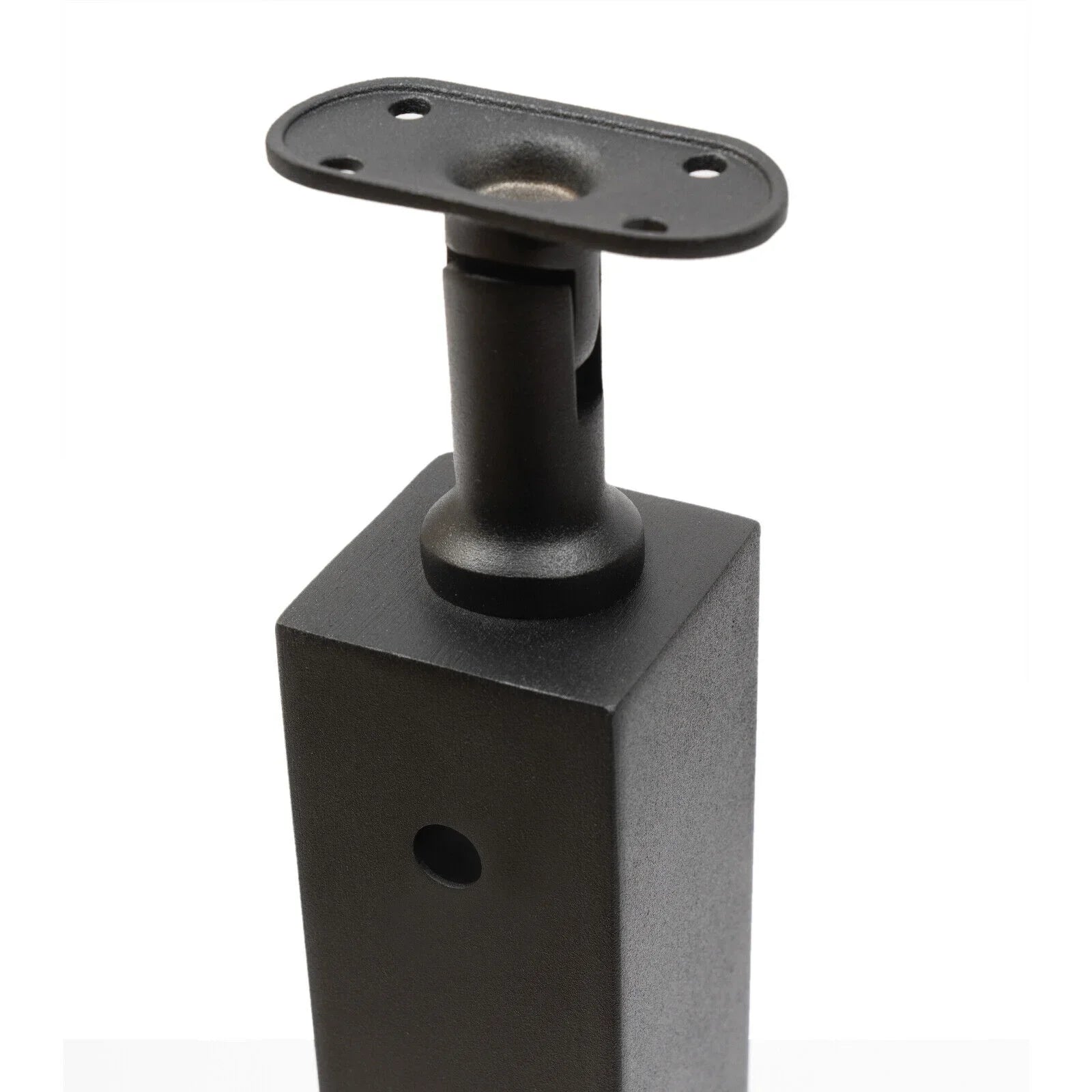 Wood Steel Two Railing Post Stainless Level Fence Post Cable System Railing Sides for Square Deck Concrete Pre-Drilled Cable 36''x2''x2'' Level